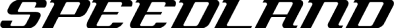 Speedland logo