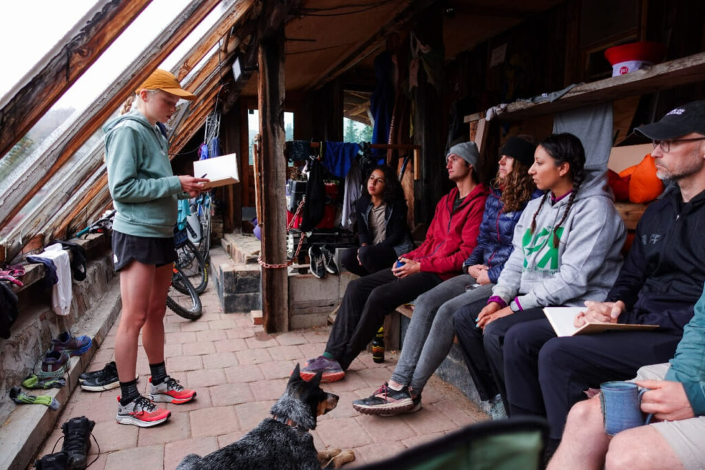 Fostering conversations during the 2022 Footprints Running Camp