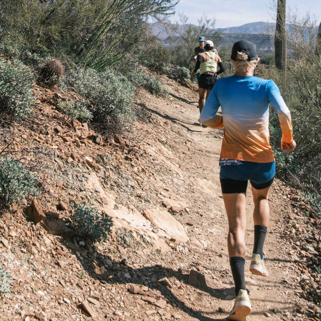 Just like at Javelina Hundred in October, Heather Jackson lead from the gun 