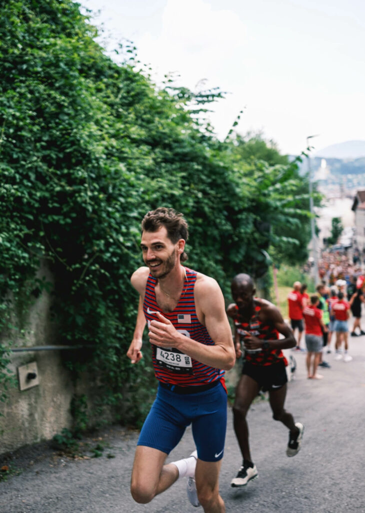 While it wouldn't be his day, Liam Meirow took the race out fast as they headed out of the city on the pavement. 