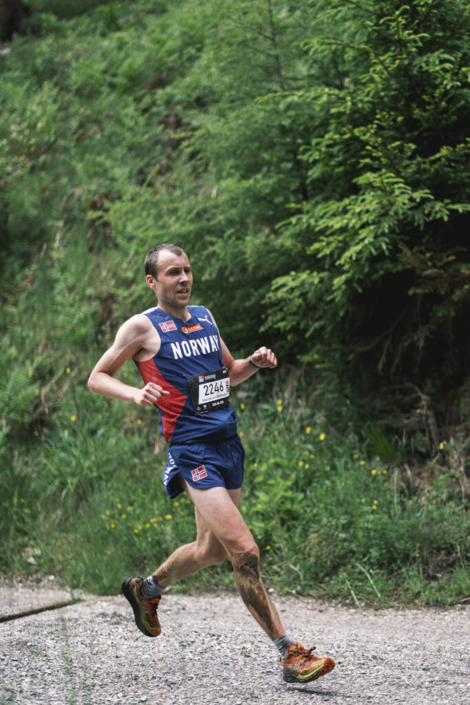 Stian Angermund on his way to defending his WMTRC Short Trail title in June of 2023: PC: Ryan Thrower 