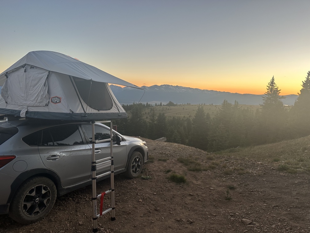 Camping out above Leadville is one way to figure out altitude. PC: Reid Burrows 