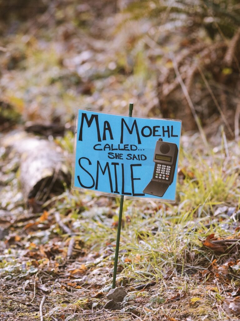 Ma Moehl says smile.
