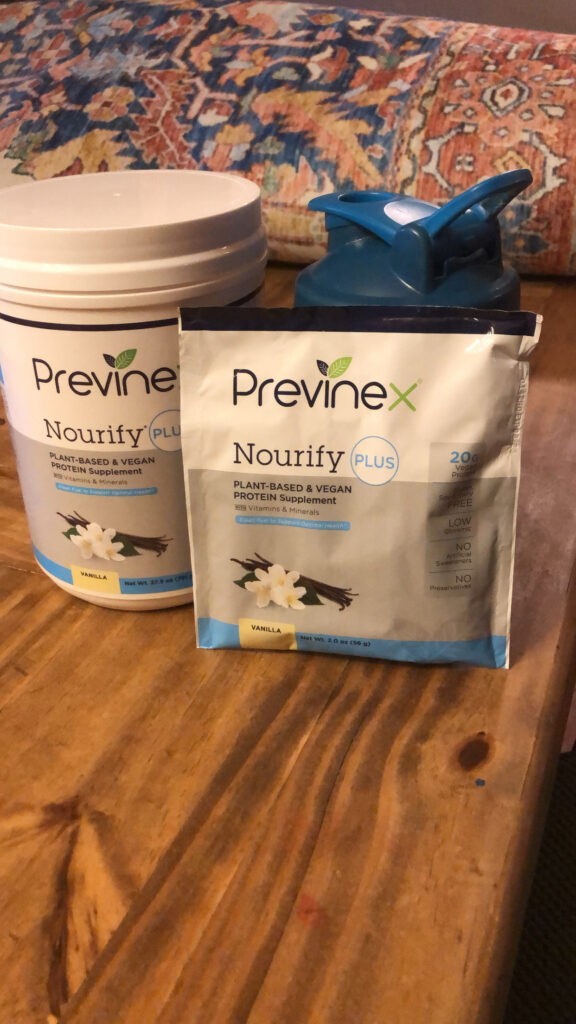 Previnex Nourify PLUS is one example of a complete, plant-based, NSF-certified protein supplement. PC: Ruby Wyles